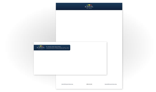 H. Seigel Fine Auctions - Letterhead & Envelopes