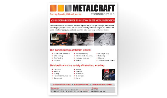 MetalCraft - Brochure MetalCraft - Brochure