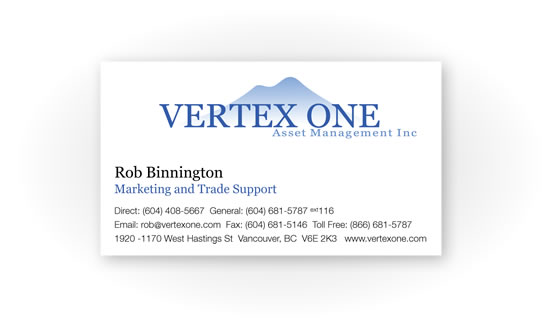 Vertex One - Business Cards